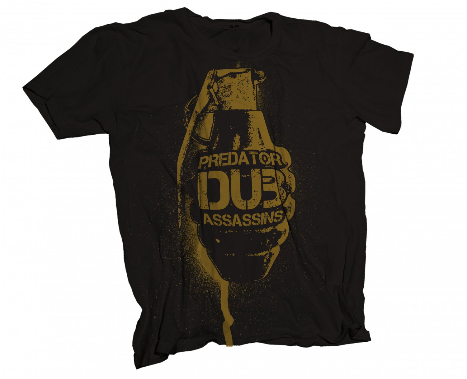 Predator Dub Assassins Grenade T-Shirt Black/Yellow