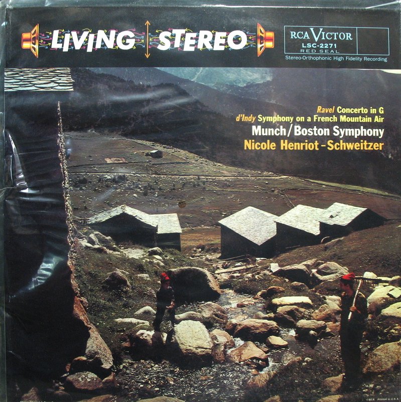 RAVEL Concerto in G d'INDY RCA/Classic LSC-2271 NEW & SEALED 180g LP