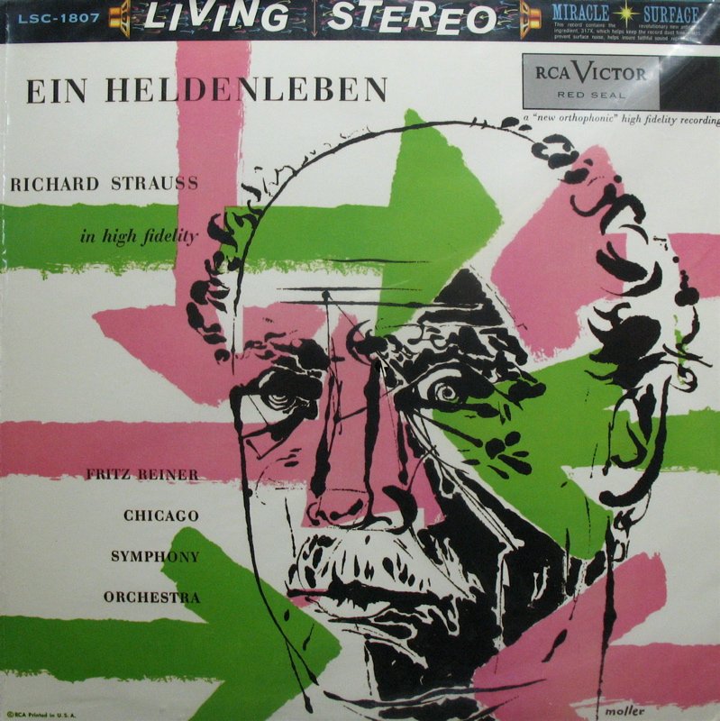 STRAUSS Ein Heldenleben REINER RCA/Classic LSC-1807 NEW & SEALED 180g LP