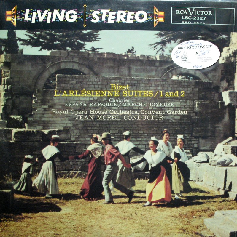 BIZET L'Arlésienne Suites MOREL Chabrier RCA/Classic LSC-2327 NEW & SEALED 180g LP