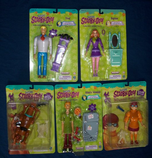 Large UNOPENED Scooby, Shaggy, Fred, Velma, & Daphne Action Figures FREE SHIPPING