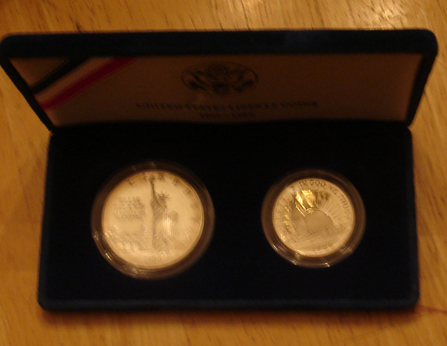 us liberty coins 1986 coin set