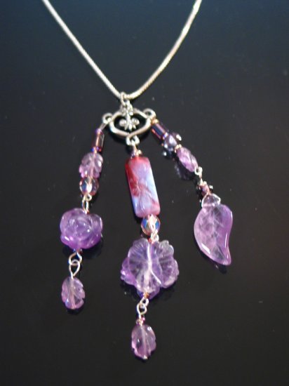 Amethyst Healing Charm Necklace
