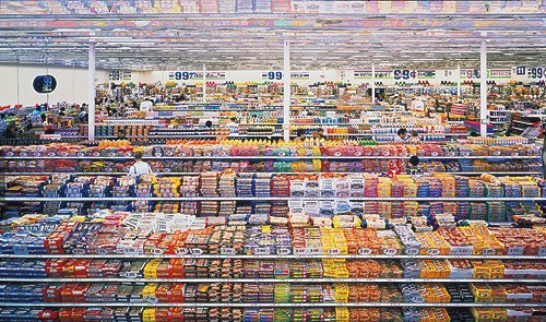 "99 cents" poster by Andreas Gursky