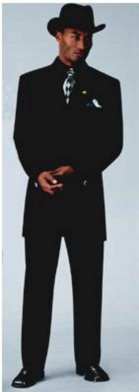 Men's Sharp Black Fashion Zoot Suit For more info : Check out www.mensusa.com