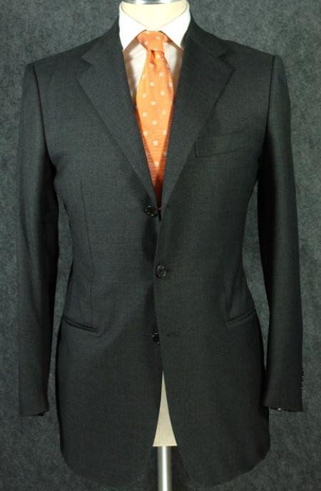 Dark Olive Green Super 150's Wool premeier quality italian fabric Design.