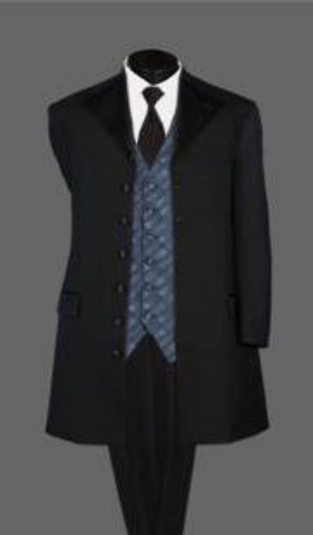 Long Tuxedo Suit