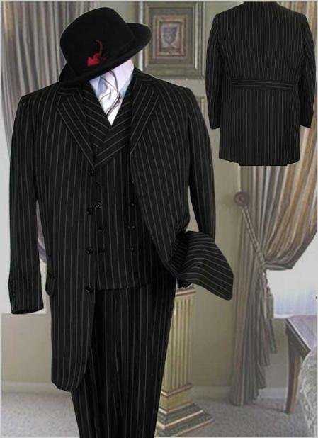 4 Buttons Jacket With Wide Leg Pants With Double Breasted Vest in 3 Colors
