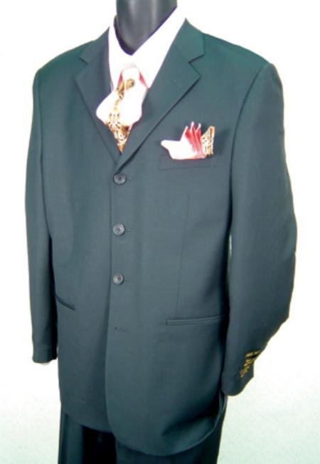 Beautifull Dark Navy Blue Super 120's Wool High Quality 4 Button Notch