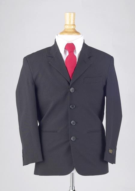 BOYS SB BLACK DRESS SUIT