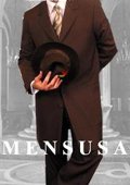 Mens Darkest CoCo Brown Fashion Long Zoot Suit