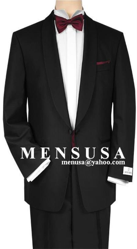 Shawl Collar One Button Super 150's Wool Suit