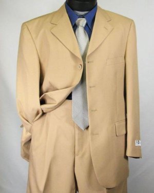Mens Khaki~Tan Dress lightweight and comfortable Suit