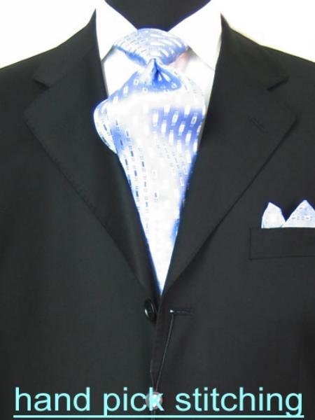Hand Pick Stiching Double Vent 3 Buttons premeier quality italian fabric 5 Colors Available