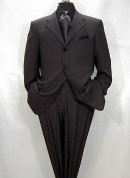TRUE Charcoal Gray Super 150's Wool Gold premeier quality italian fabric collection