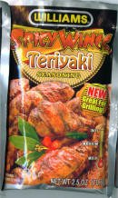 Williams Spicy Wings Teriyaki Seasoning Mix