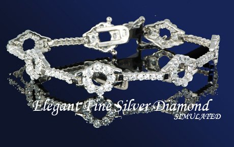 13.28ct PLATINUM BRILLIANT ROUND TENNIS BRACELET