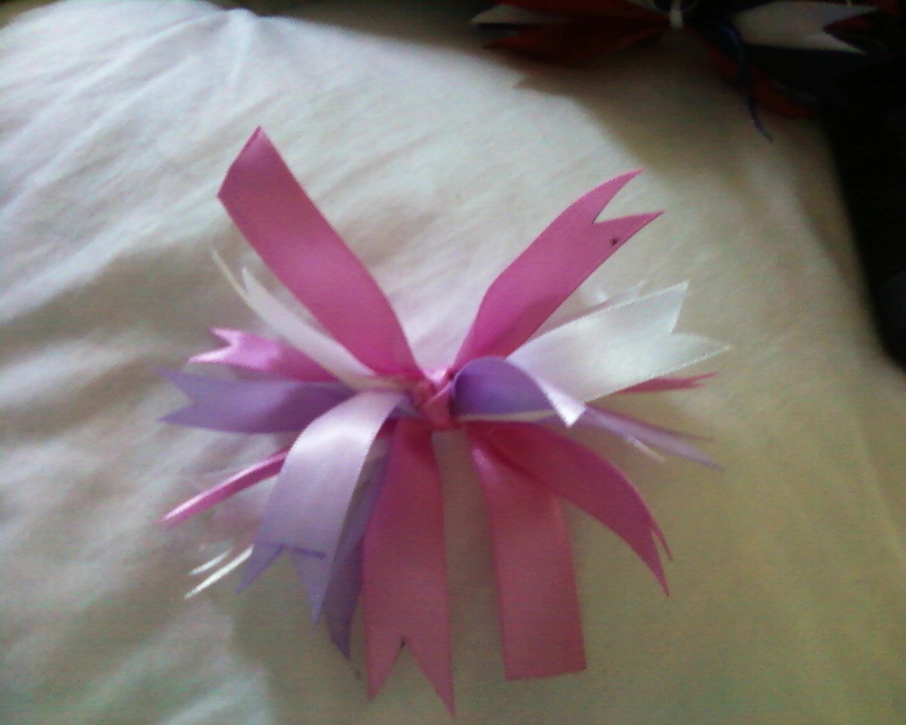 6 Inch Pink and White