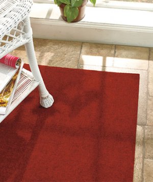 5' x 8' Red Indoor/Outdoor Rug