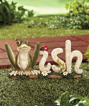 Cute Garden Animal Word "Wish" Design