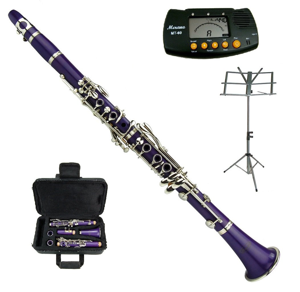 MERANO PURPLE WITH CASE,11 REEDS, METRO TUNER, MUSIC STAND