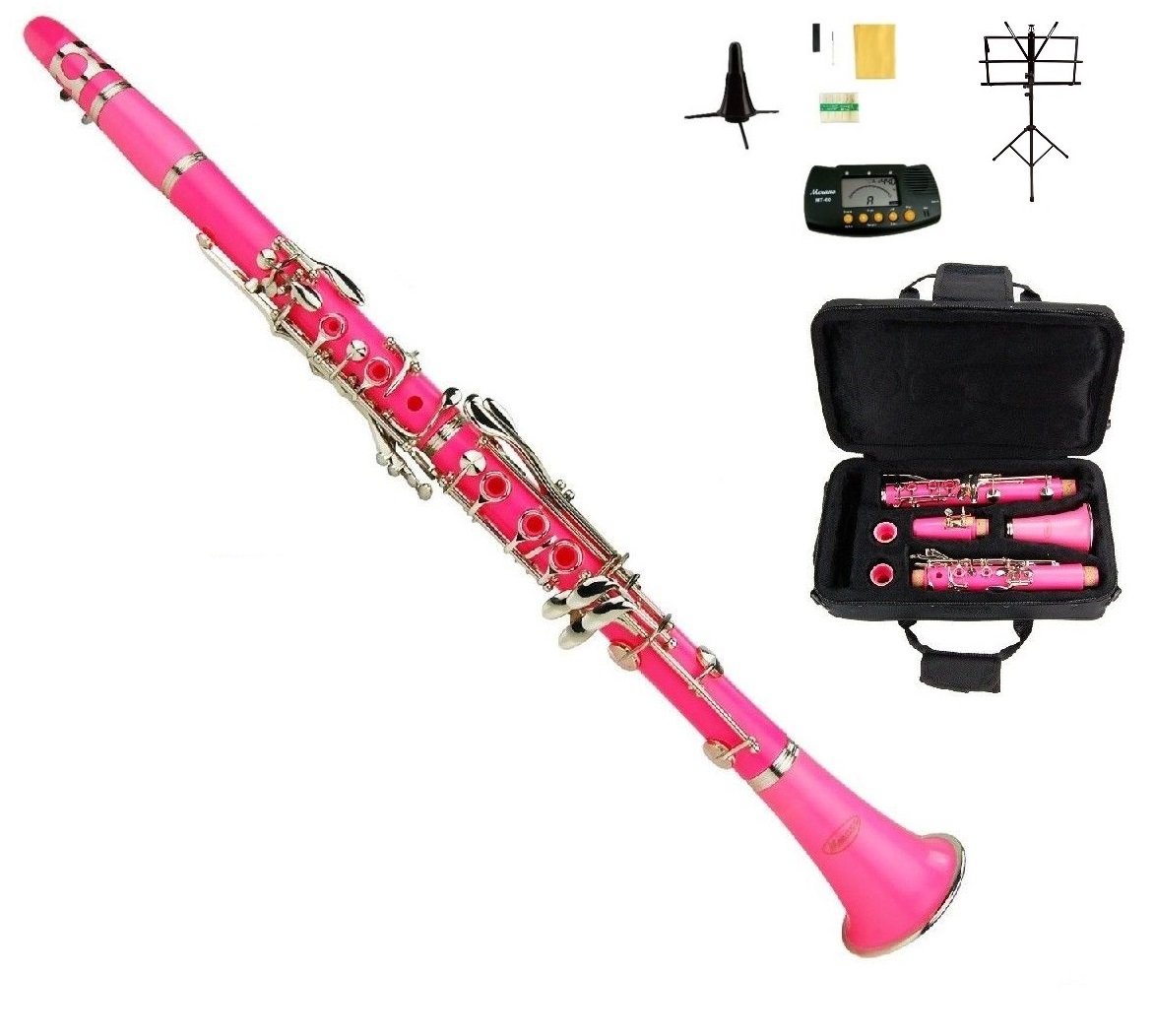 MERANO PINK WITH CASE,11 REEDS, METRO TUNER, 2 STANDS