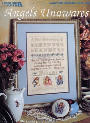 Angels Unaware Counted Cross Stitch Leaflet Pattern