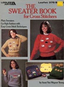 How To Cross Stitch on Sweaters Leaflet Leisure Arts Sheep Sampler Patterns