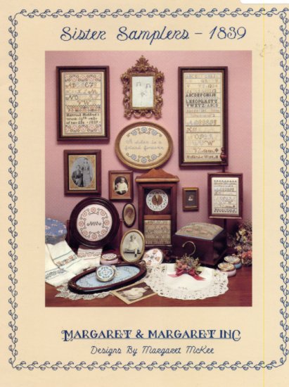 Sisters Sampler Reproduction 1839 Cross Stitch Pattern