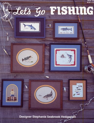 Lets Go Fishing Counted Cross Stitch by Pegasus
