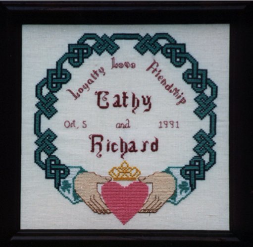 Irish Claddagh Knotwork Wedding or Welcome Sampler