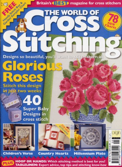 World of Cross Stitch Blue and White China Pattern + Lots More!