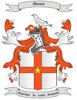 Adams Coat of Arms in Counted Cross Stitch