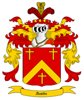Austin Coat of Arms in Cross Stitch
