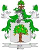 Wood Coat of Arms in Cross Stitch