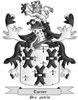 Turner Coat of Arms in Cross Stitch
