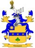 Thompson Coat of Arms in Cross Stitch