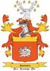 Swanson Coat of Arms in Cross Stitch