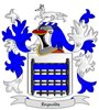 Reynolds Coat of Arms in Cross Stitch