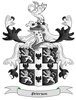Peterson Coat of Arms in Cross Stitch