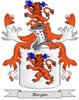 Morgan Coat of Arms in Cross Stitch
