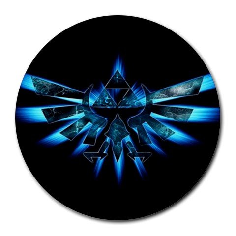 Zelda - Triforce Round Mouse Pad