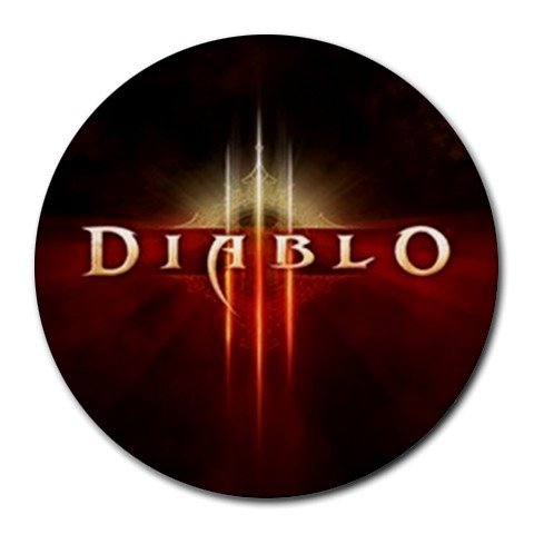 Diablo 3 Round Mouse Pad