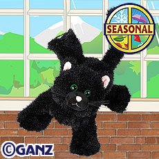 Webkinz Black Cat Halloween