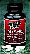 M.S.M 1177 mg (Methyl Sulfonylmethane) Equivalent to Biological Sulfur - 400 mg