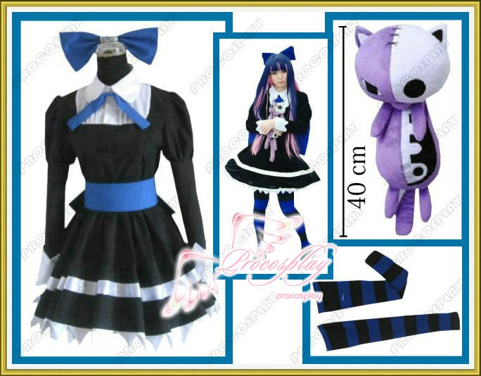 Panty & Stocking with Garterbelt black Cosplay costume