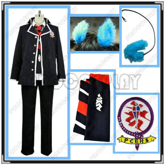 New Ao no Exorcist Okumura Rin Cosplay costume any size