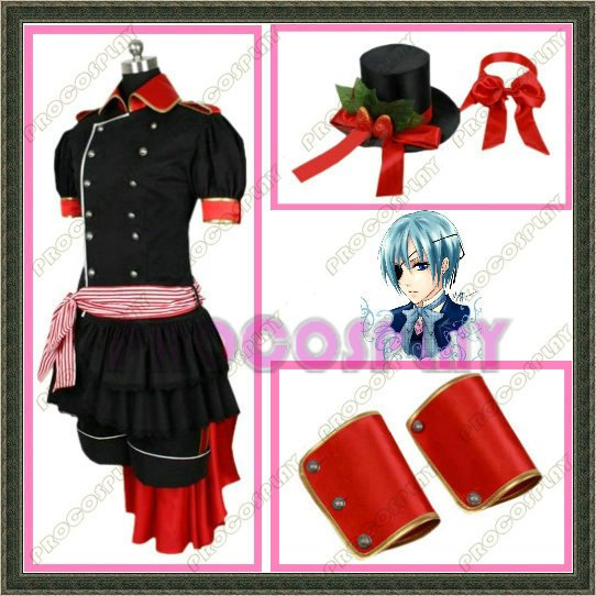 New Black Butler-Kuroshitsuji Ciel Cosplay Costume