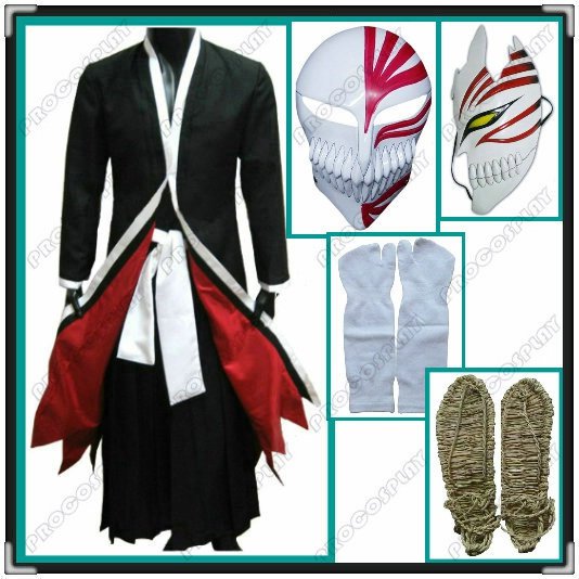 Deluxe Bleach Ichigo Kursosaki Cosplay Costume