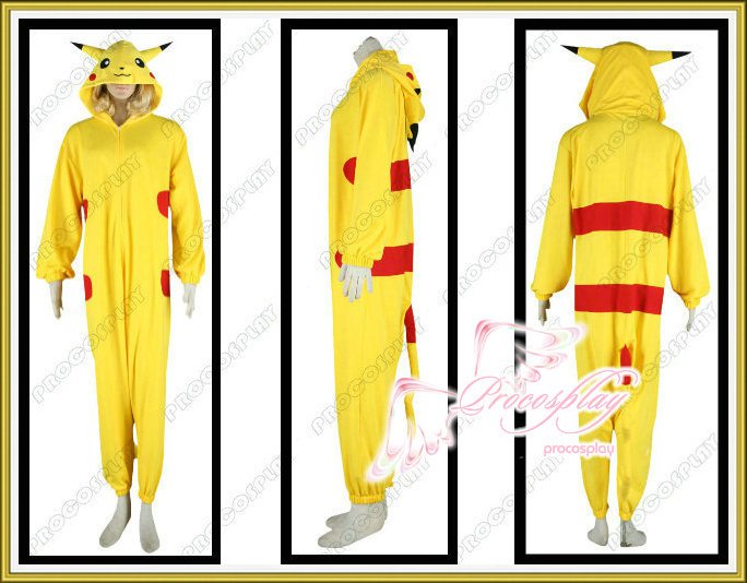 Pokemon Pikachu Cosplay Costume Any Size